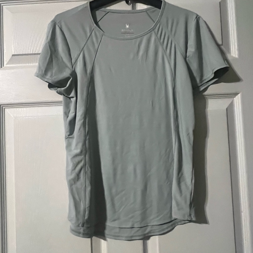 Spyder Sage Green Performance Tee
